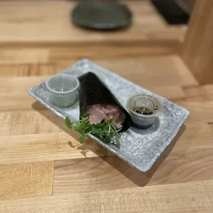 Albacore/Negi Hand Roll.