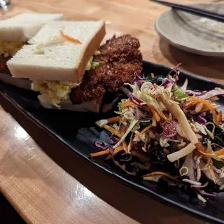 Spicy Kimchi Chicken Sando