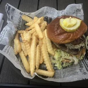 Bleu Cheese Bacon Burger