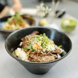 Ribeye yakiniku don-buri