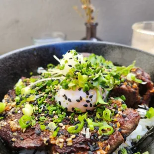 Ribeye yakiniku donburi