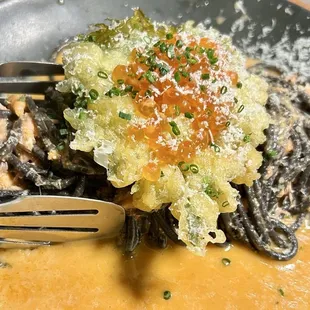 Uni pasta - delicious and can fill you up a bit more