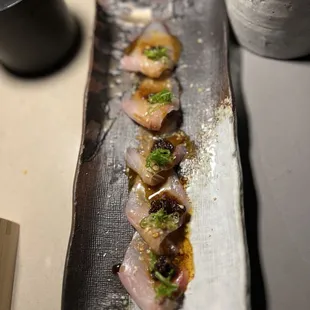Sesame yellowtail