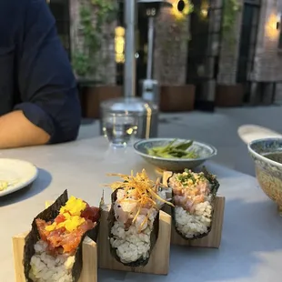 Hand Roll Trio