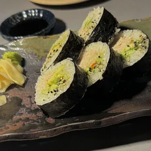 Black Cod Blue Crab Roll