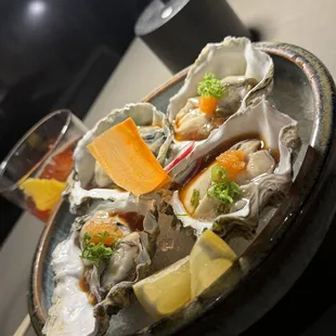 Ponzu Oysters