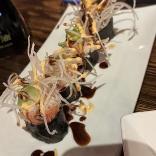 sushi and sashimi, food