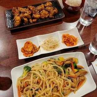 Sweet Dream Chicken and Yaki Udon