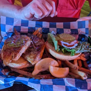 Grilled Grouper Sandwich