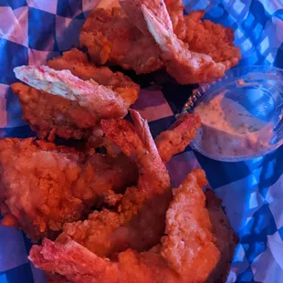 6 Fried Butterflied Shrimp