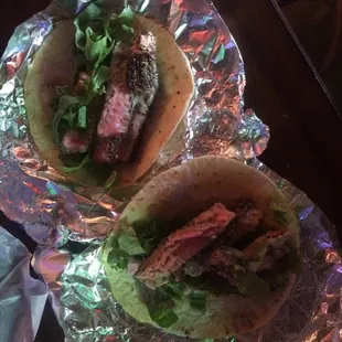 Blackened Tuna Tacos