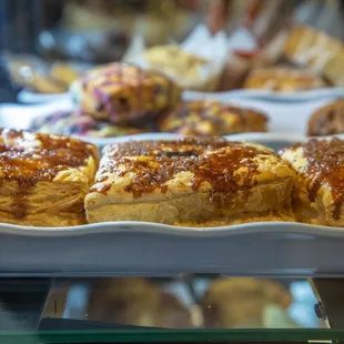 a variety of pastries
