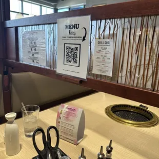 a table with a variety of items