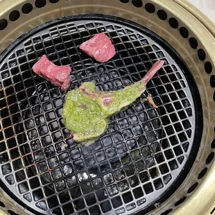 Steak and lamb chop