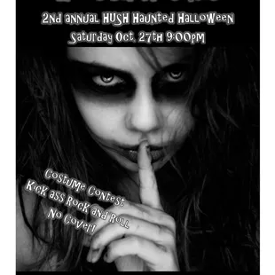 a poster for a halloween party