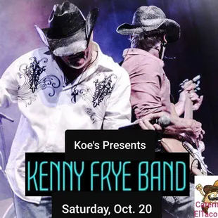 kenny rye band performing on stage