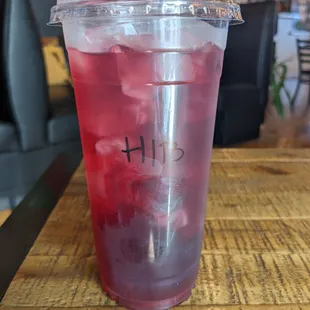 Hibiscus mint tea