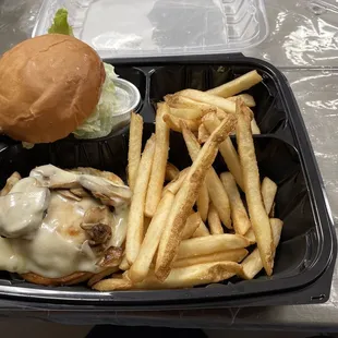 Smothered chicken sandwich!