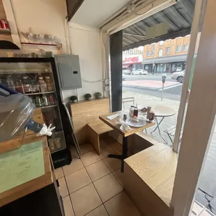 Maximum group # is party of 3 for indoor dining