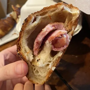 Ham and Cheese Croissant