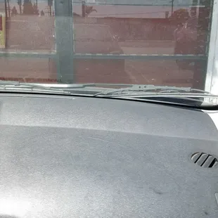 the interior of a car