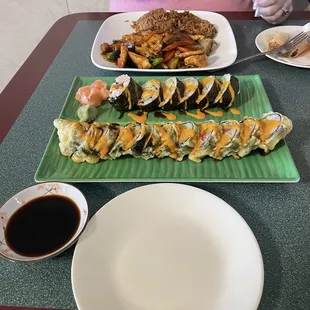 sushi and sashimi, sushi, sashimi, food