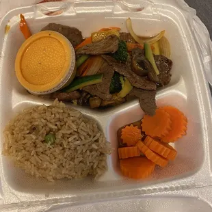 Steak teriyaki