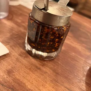 Crunchy chili oil