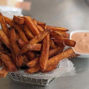 a basket of fries
