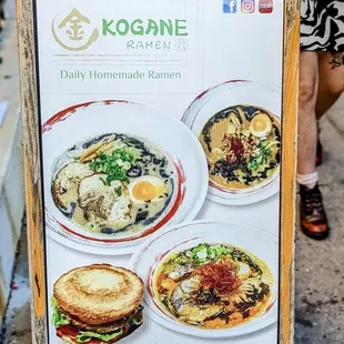 a sign for a restaurant