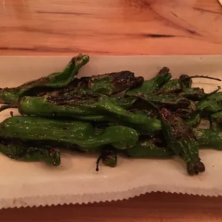 Charred Shishito Peppers