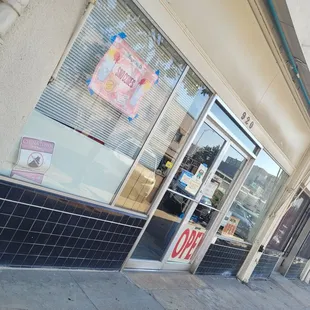 outside