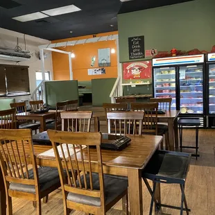 the interior of a restaurant