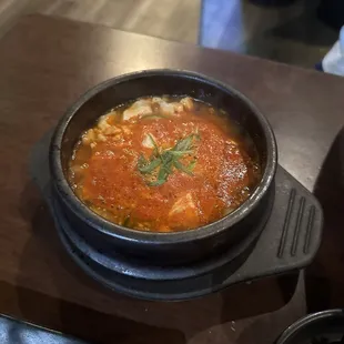 Tofu soup