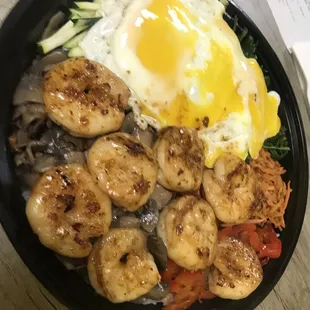 BIBIMBAP BOWL w/ Shrimp