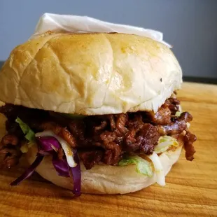 Pork Cheesesteak Sandwich