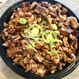 Triple meat