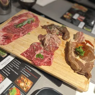 Platter of meats