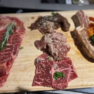 Platter of meats