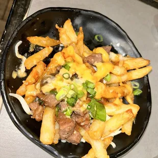 Extra crispy bulgogi fries. Must try!