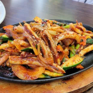 Spicy squid