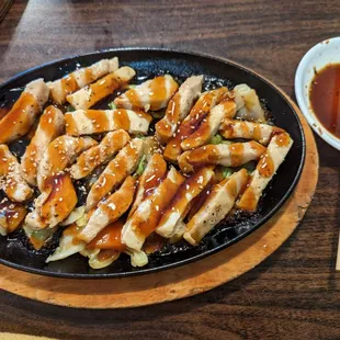Chicken teriyaki ( store bought sauce)