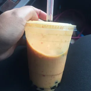 Best Mango/Strawberry Smoothie EVER.