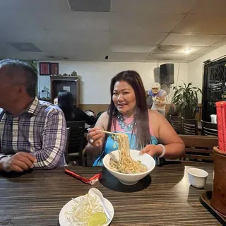 2. Egg Noodle Dry Soup with Beef and Beef Balls