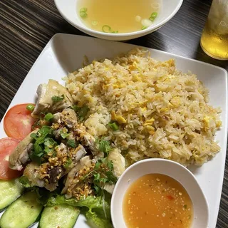 35. Hai Nam Chicken on Steamed Rice