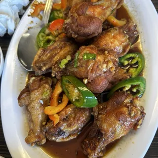 45. Sweet and Salty Chicken Wings