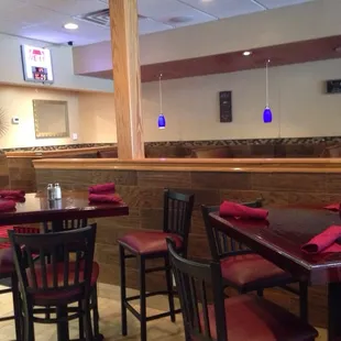 interior, sushi and sashimi