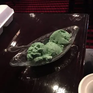 Pistachio ice cream