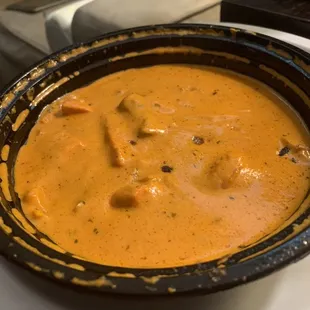 Chicken tikka masala (portion was small, barely any chicken)