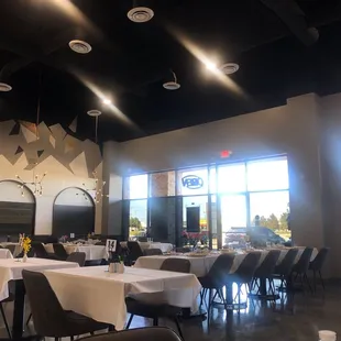 Inside the restaurant